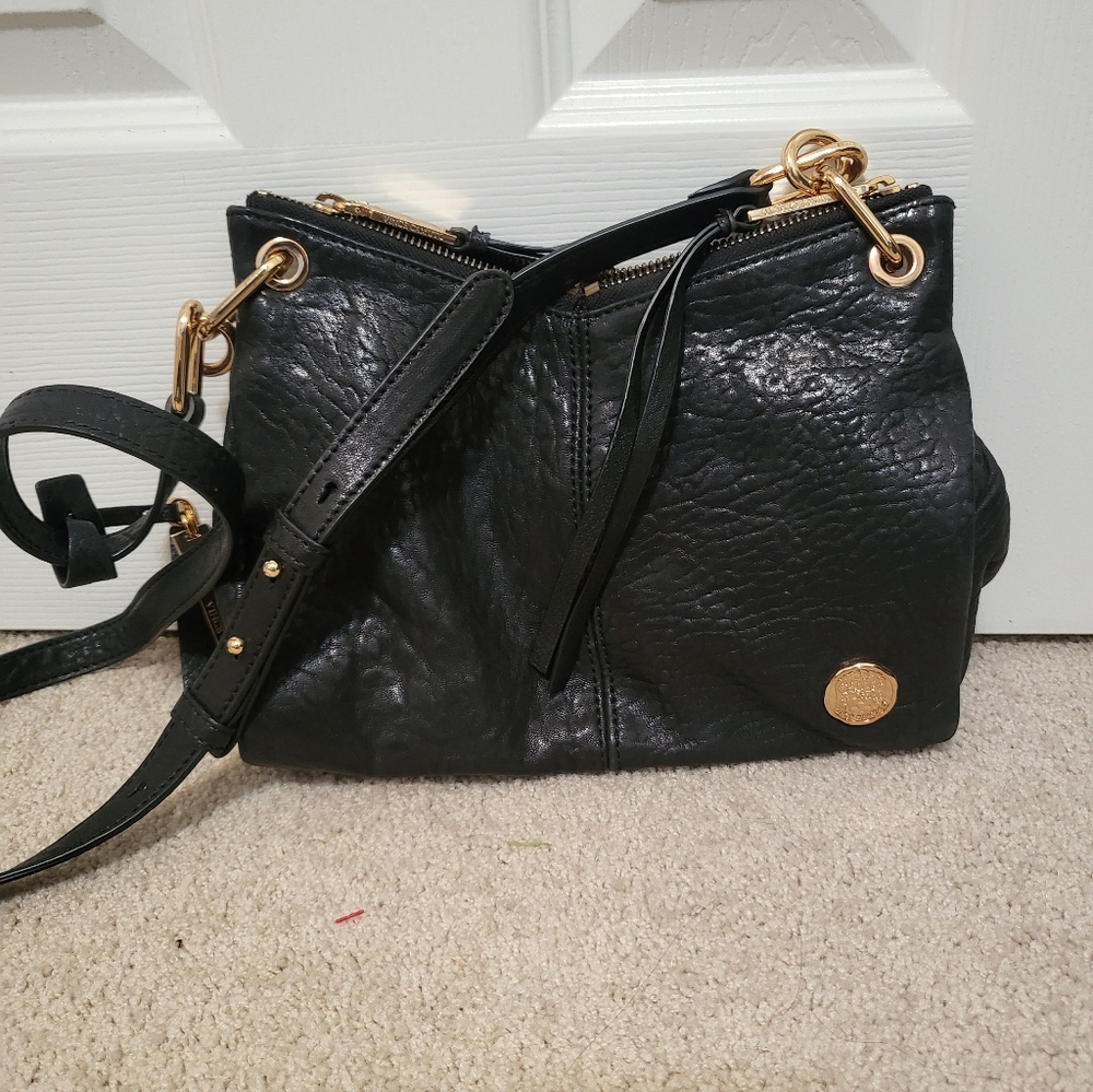 Vince Camuto Black Leather crossbody